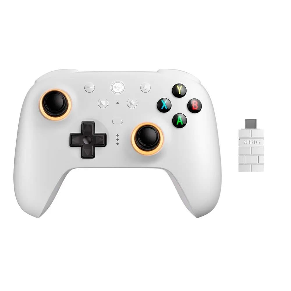 Controle Wireless 8BitDo Ultimate 2, Efeito Hall, 2.4G, com Dock, p/ PC