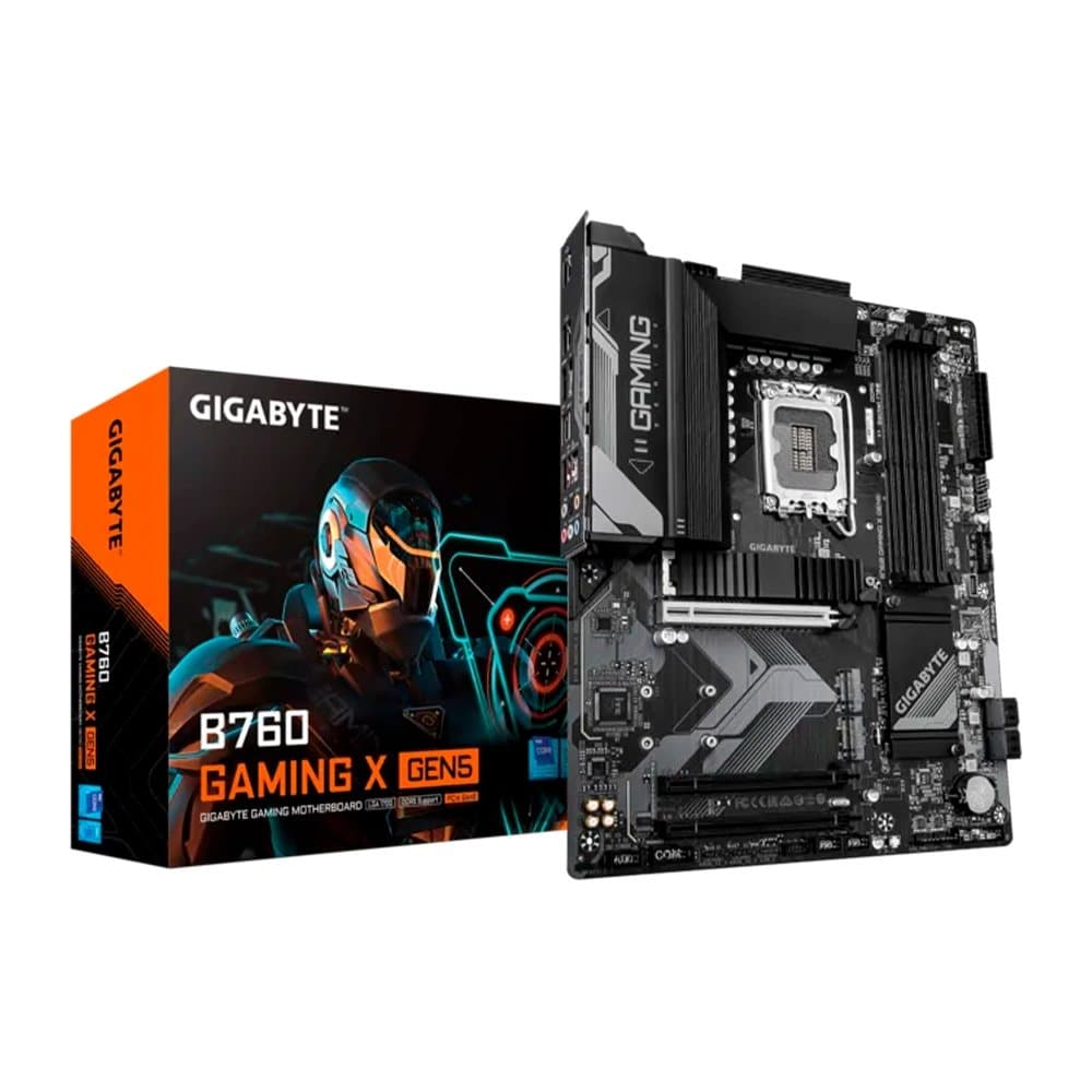 Placa Mãe Gigabyte B760 GAMING X GEN5, Intel LGA 1700, ATX, DDR5, PCIe 5.0