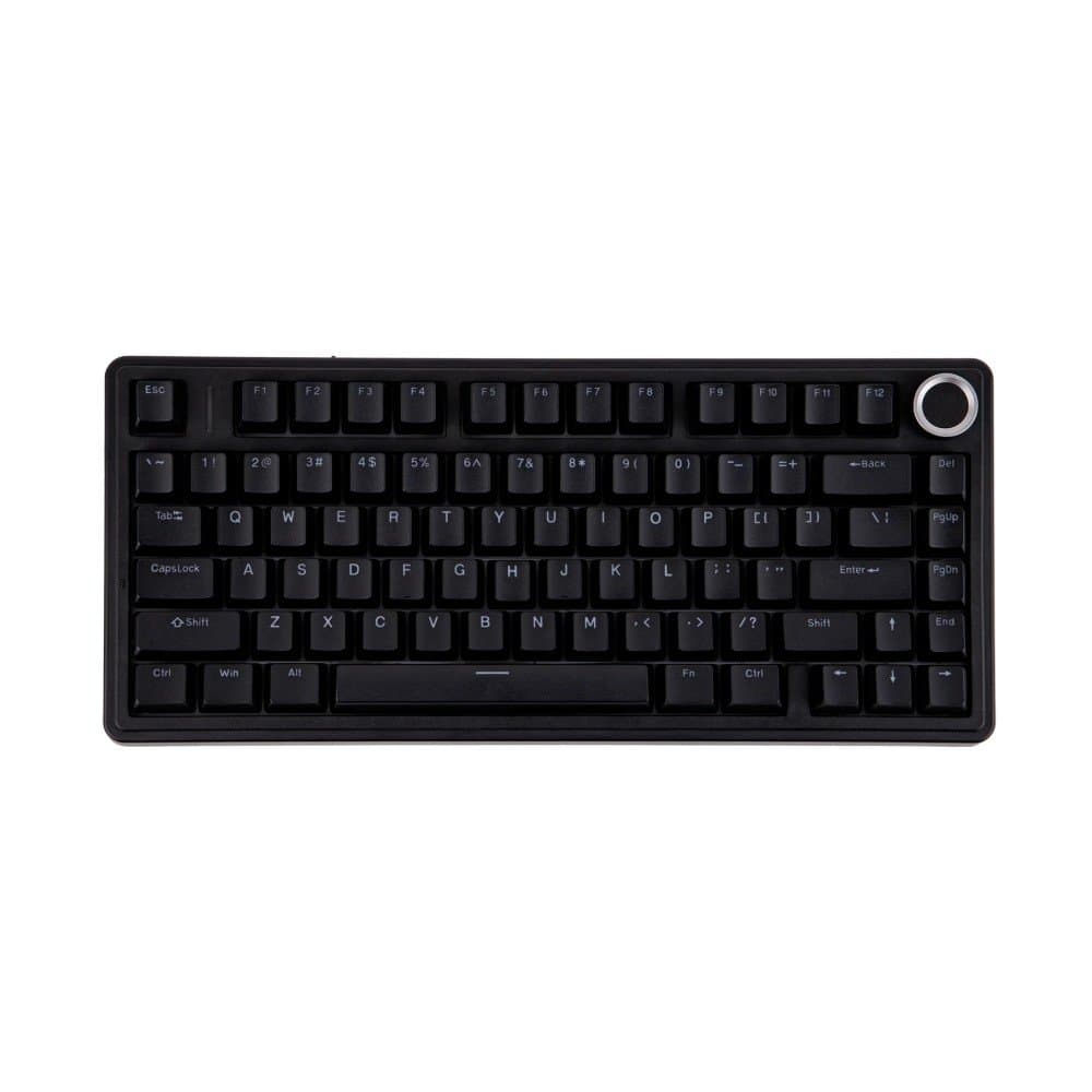 F75 Teclado Mecânico Gamer AULA RGB, Switch Red, Keycaps PBT, Hotswap, Preto