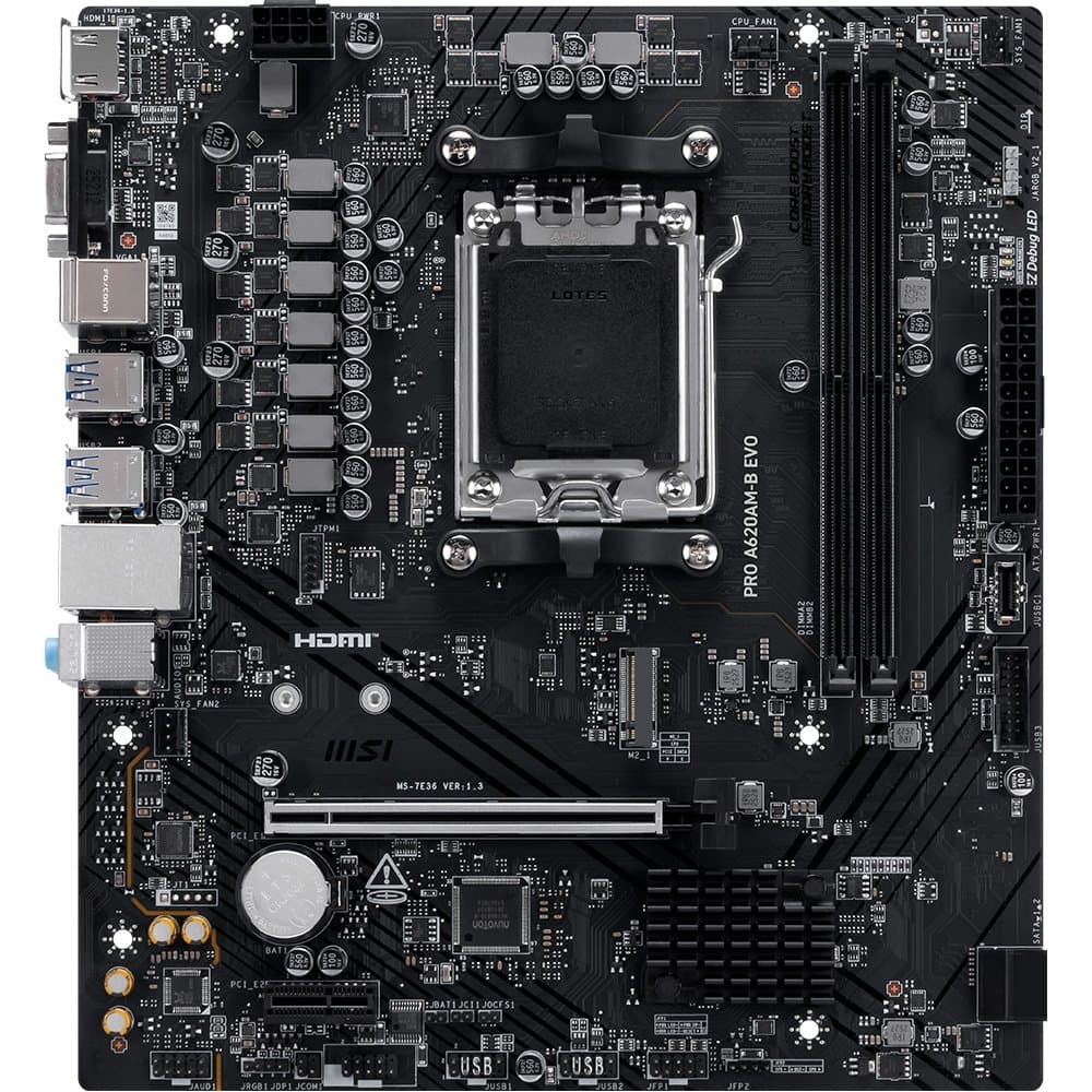 Placa Mãe MSI PRO A620AM-B EVO