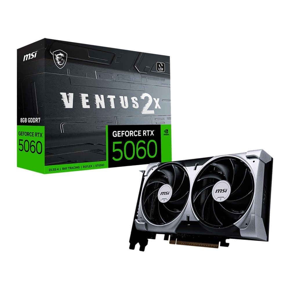 Placa de Vídeo MSI Ventus 2X OC RTX 5060 8GB