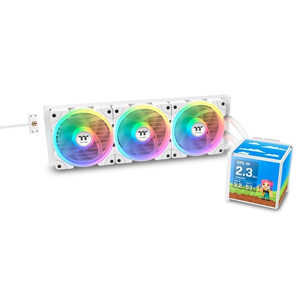 Water Cooler Thermaltake MINECUBE 360 Ultra ARGB Sync Snow Edition