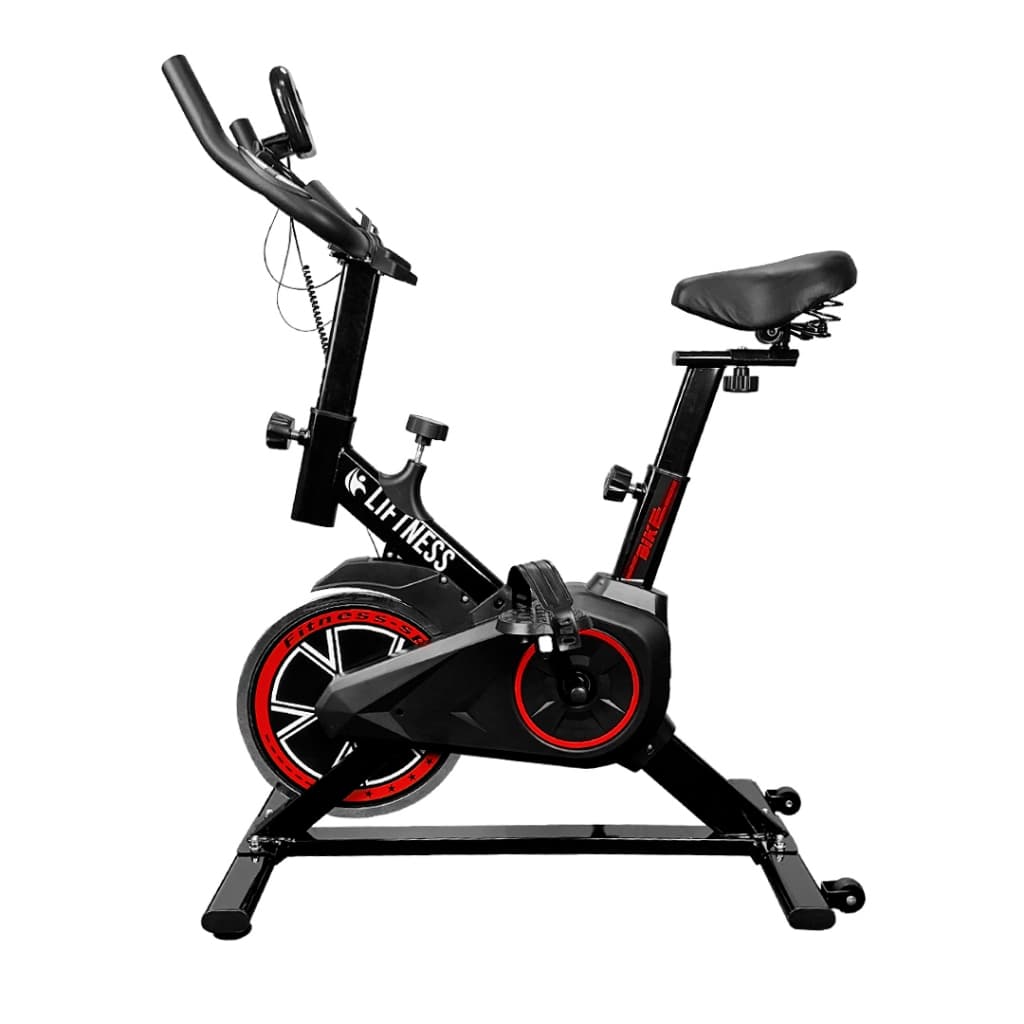 Bicicleta Ergométrica Spinning Liftness SP50PTVM Preto/Vermelho