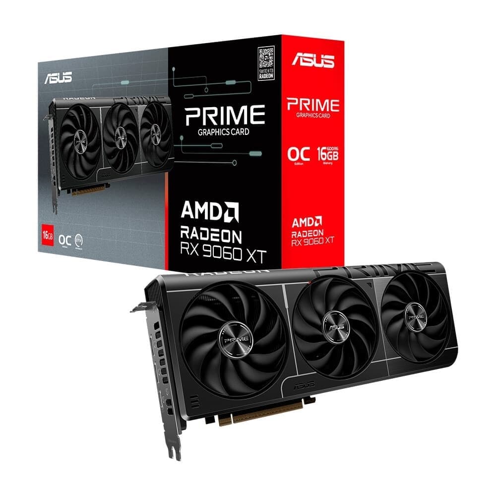 Placa de Vídeo ASUS PRIME RX 9060 XT OC 16GB