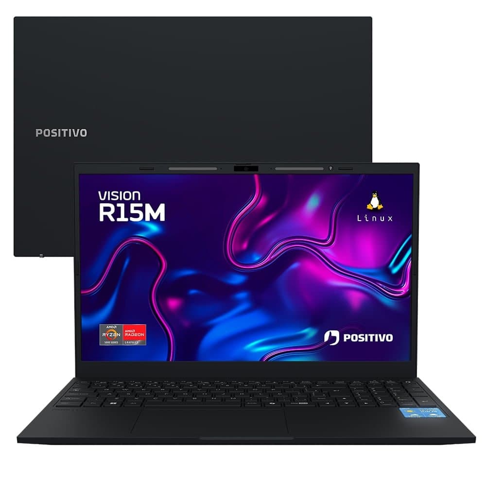 Notebook Positivo Vision R15M Ryzen 5 5625U 16GB 512GB SSD 15.6"