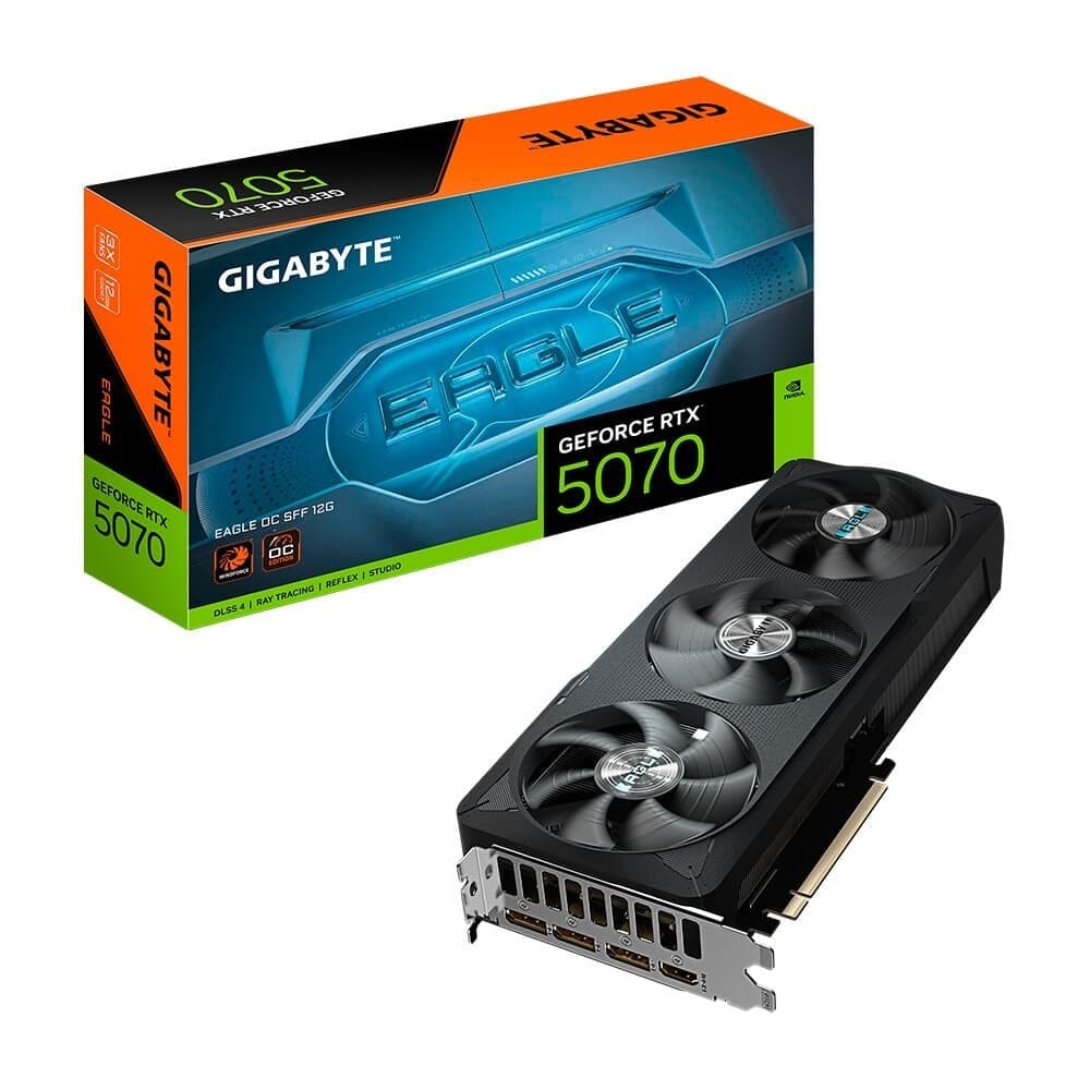 Placa de Vídeo Gigabyte RTX 5070 Eagle OC SFF 12GB