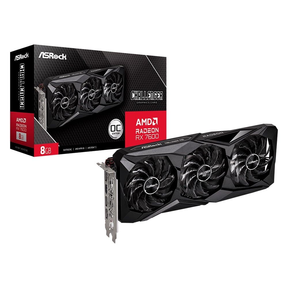ASRock Radeon RX 7600 Challenger Pro 8GB OC