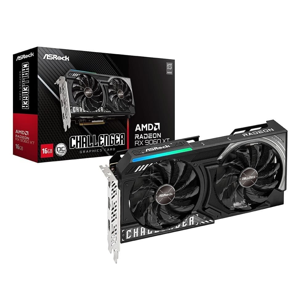 Placa de Vídeo ASRock RX 9060 XT Challenger OC 16GB