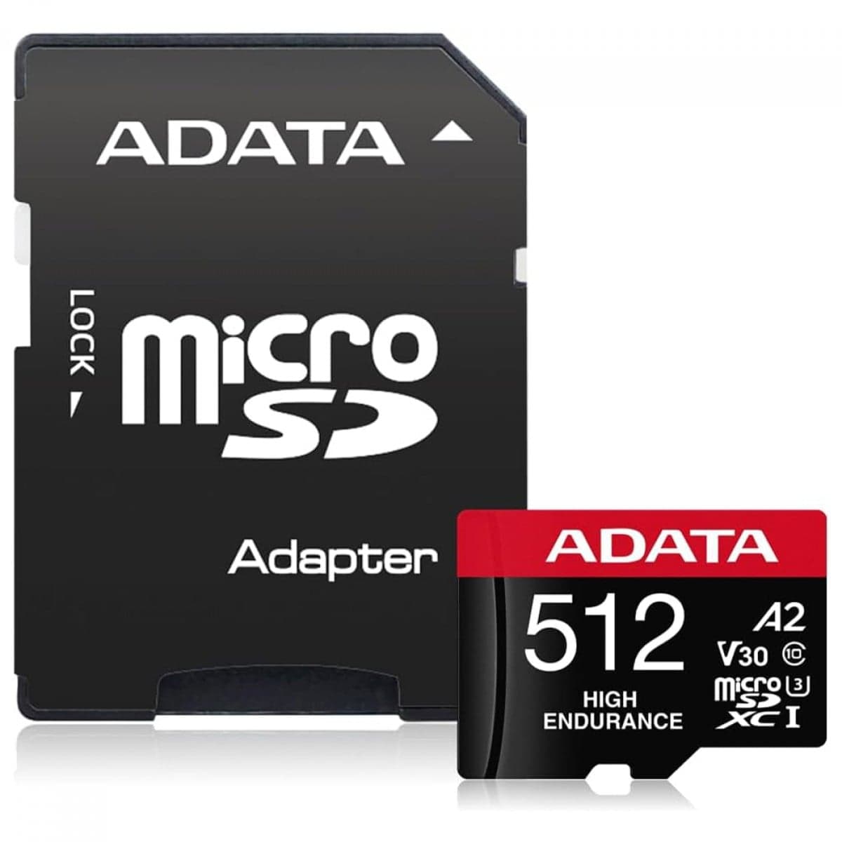 Cartão de Memória ADATA High Endurance microSDXC UHS-I 512GB com Adaptador