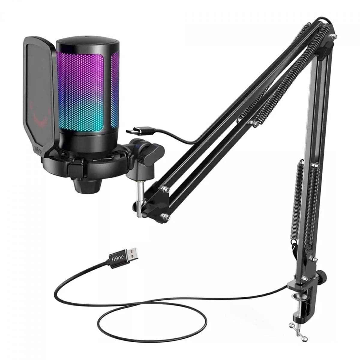 Microfone FIFINE AmpliGame A6T Preto