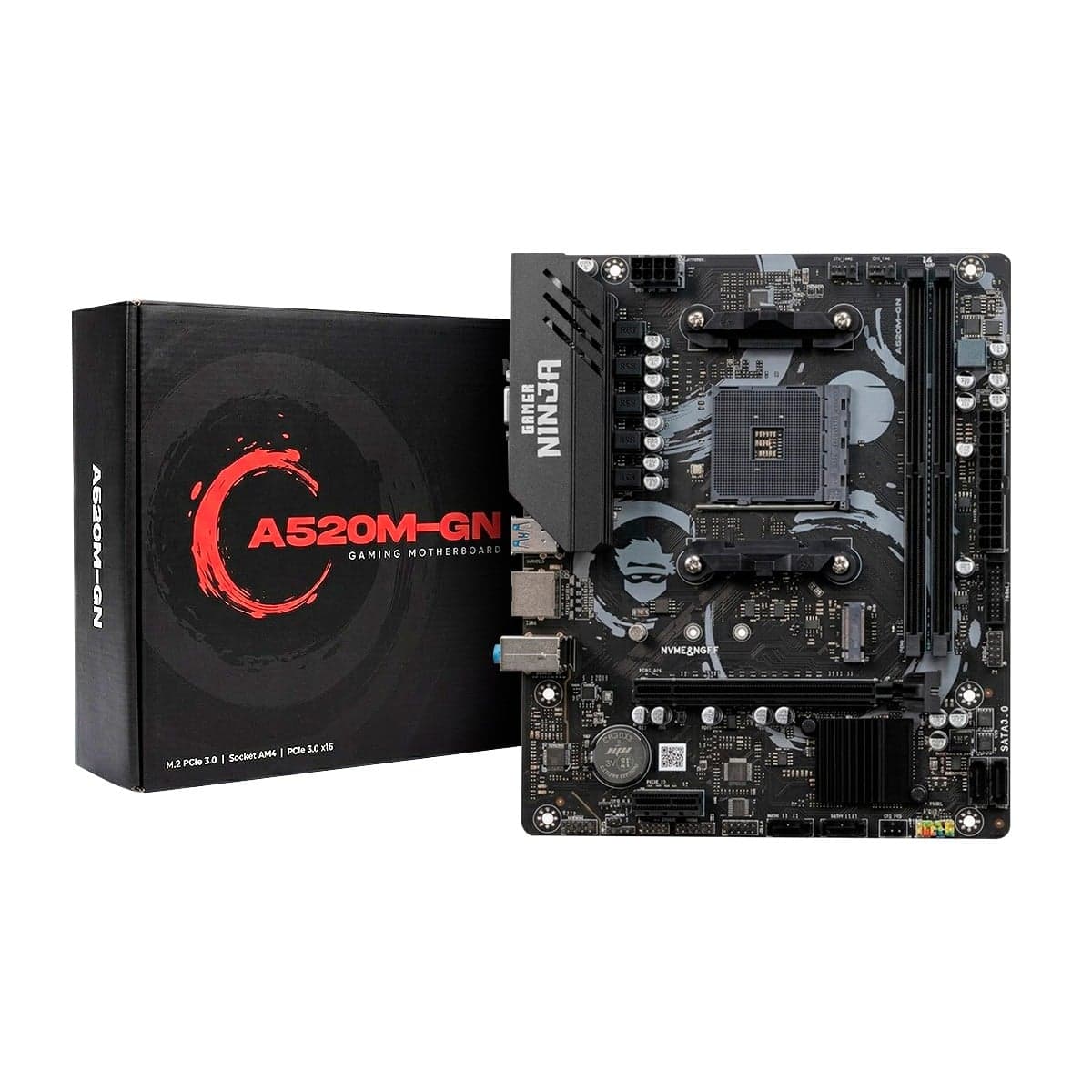 Kit Upgrade AMD Ryzen 5 5500 + Placa Mãe A520M