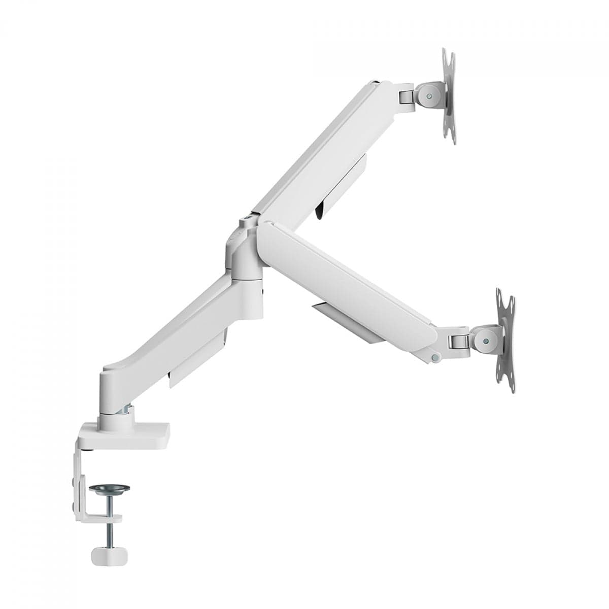 Braço Articulado Duplo para Monitor Bluecase Ergo Flexy BSMTS02-1 Branco