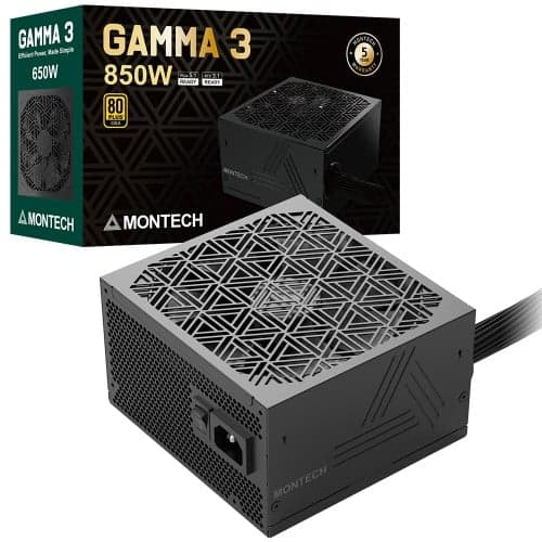 Fonte Montech GAMMA 3 850W, Preta