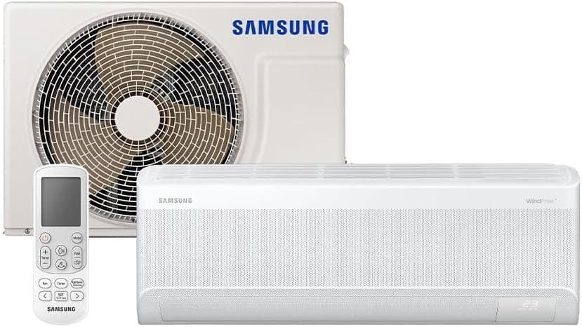 Ar Condicionado Samsung WindFree Connect AI 18.000 BTUs Frio AR60F18D1AWNAZ