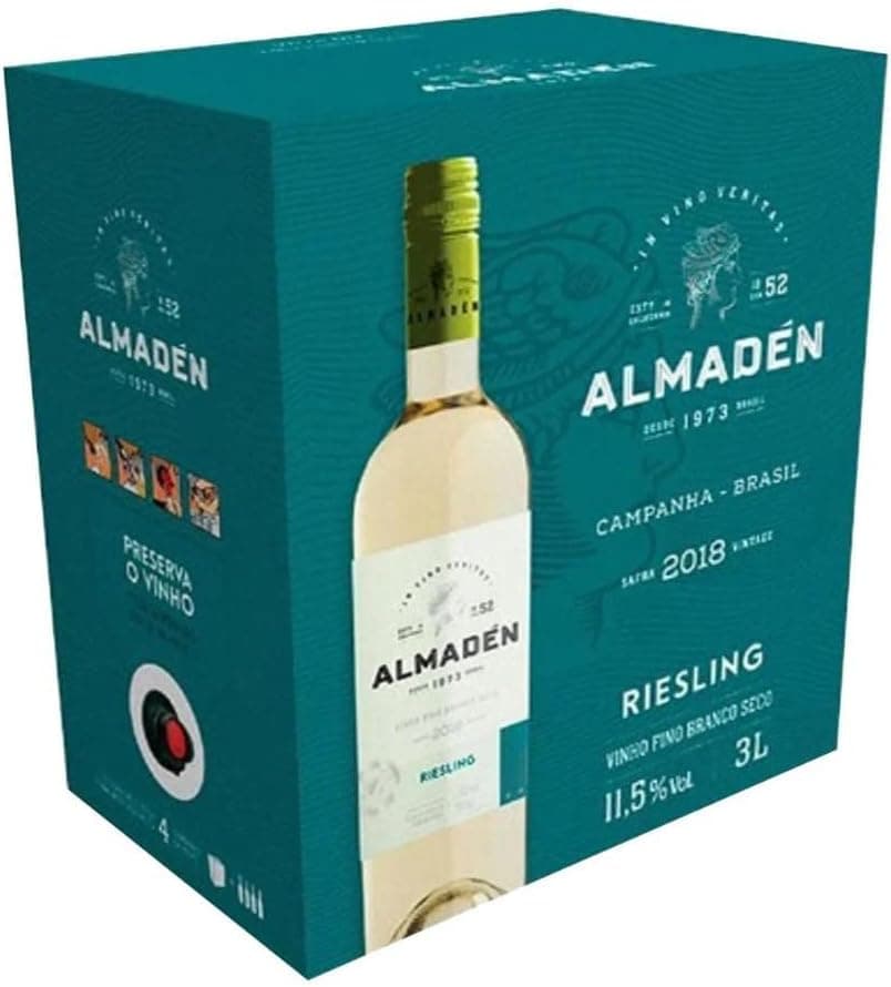 Vinho Almadén Riesling Bag-in-Box 3 L