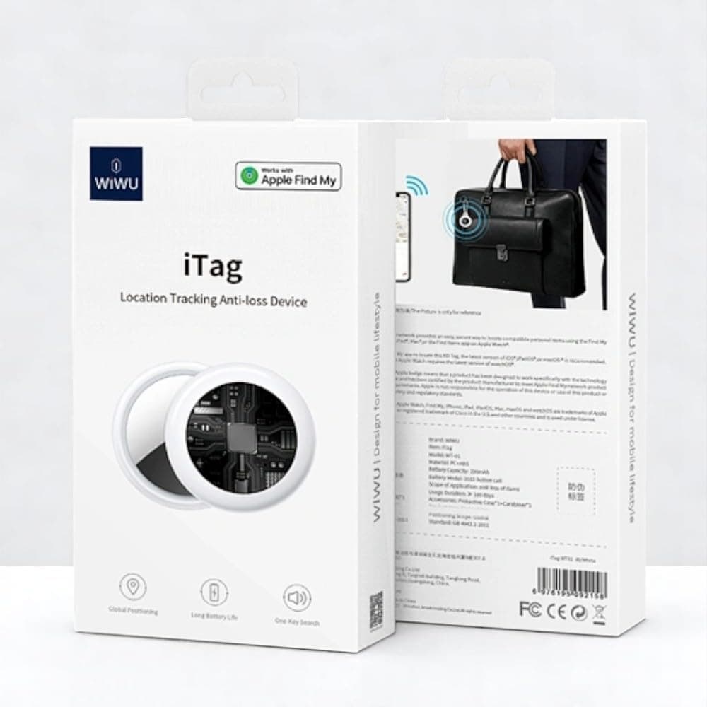 WIWU iTag WT-01 Chaveiro Rastreador Bluetooth Branco