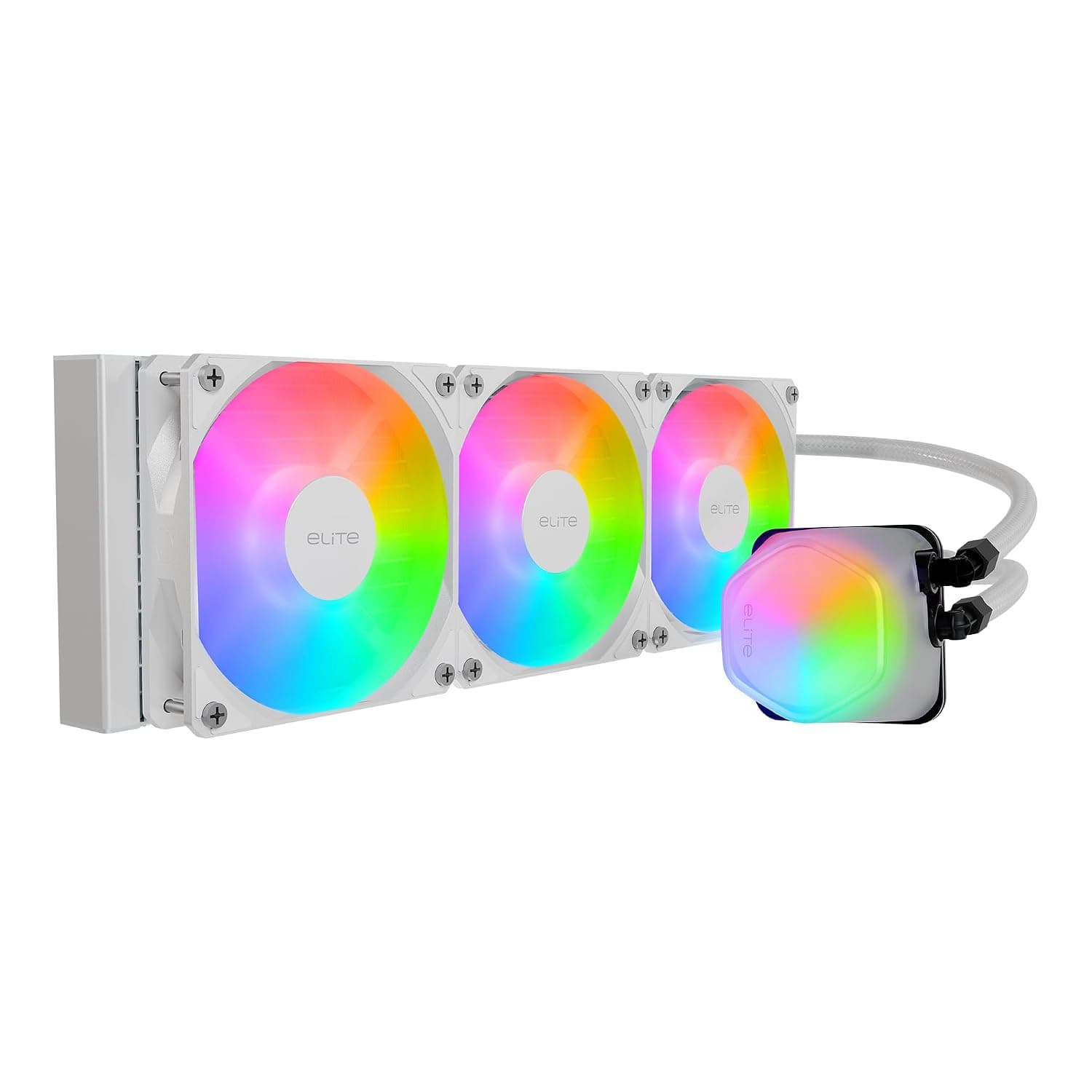 Watercooler Cooler Master Elite Liquid 360 ARGB White