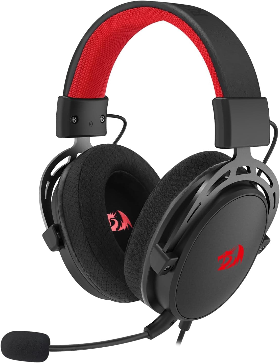 Headset Gamer Redragon Cragblade Preto Drivers 53mm Microfone Removível H541
