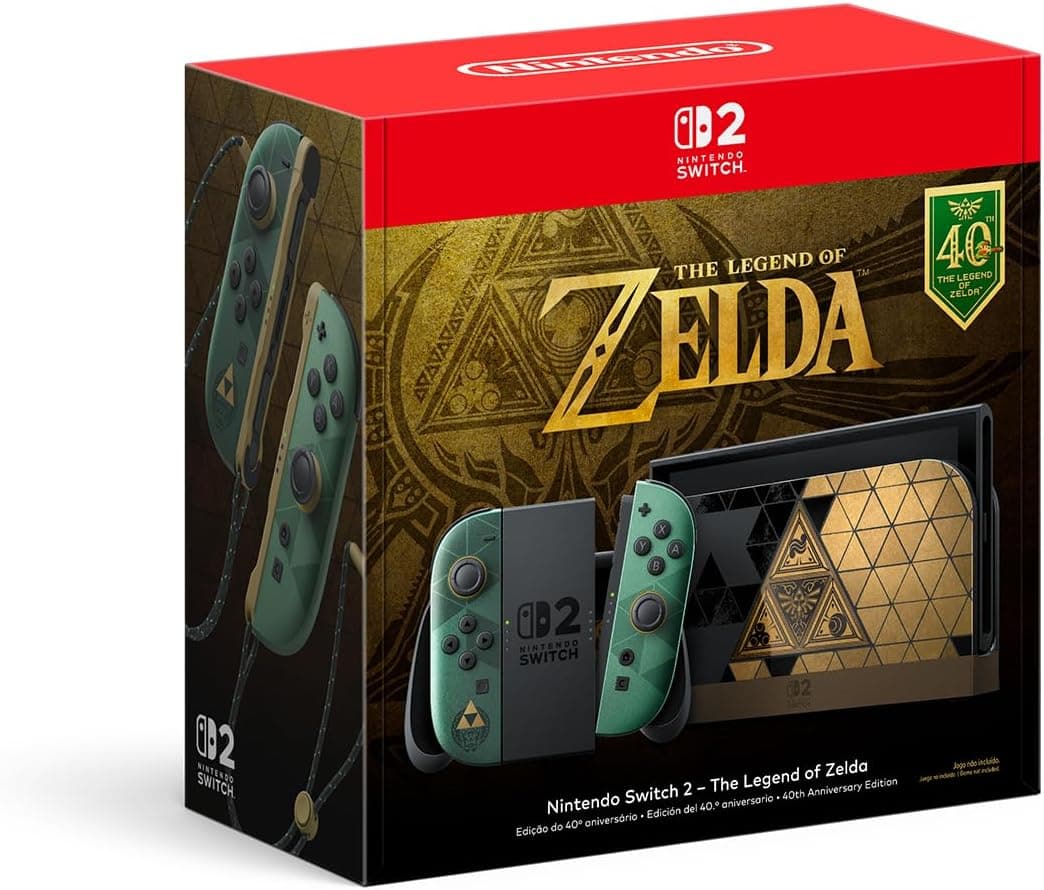 Nintendo Switch 2 – The Legend of Zelda – 40th Anniversary Edition