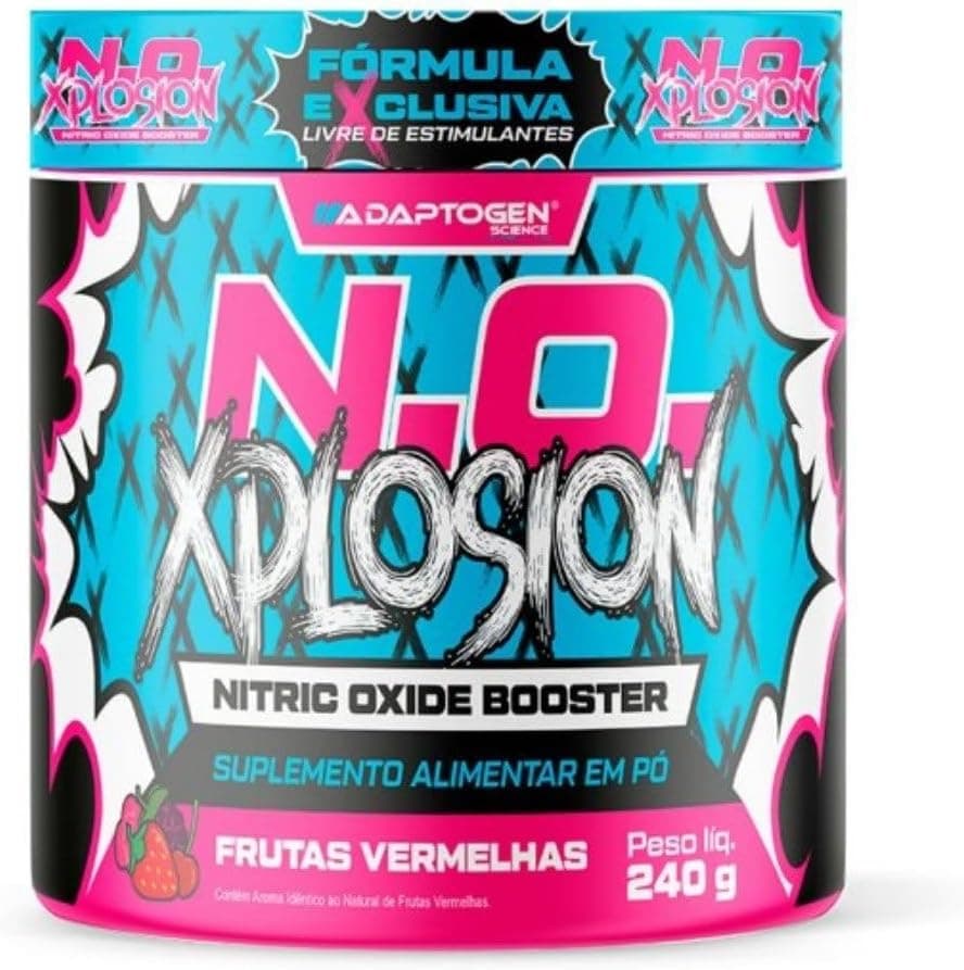 Pré-treino Adaptogen Science N.O Xplosion Frutas Vermelhas 240 g