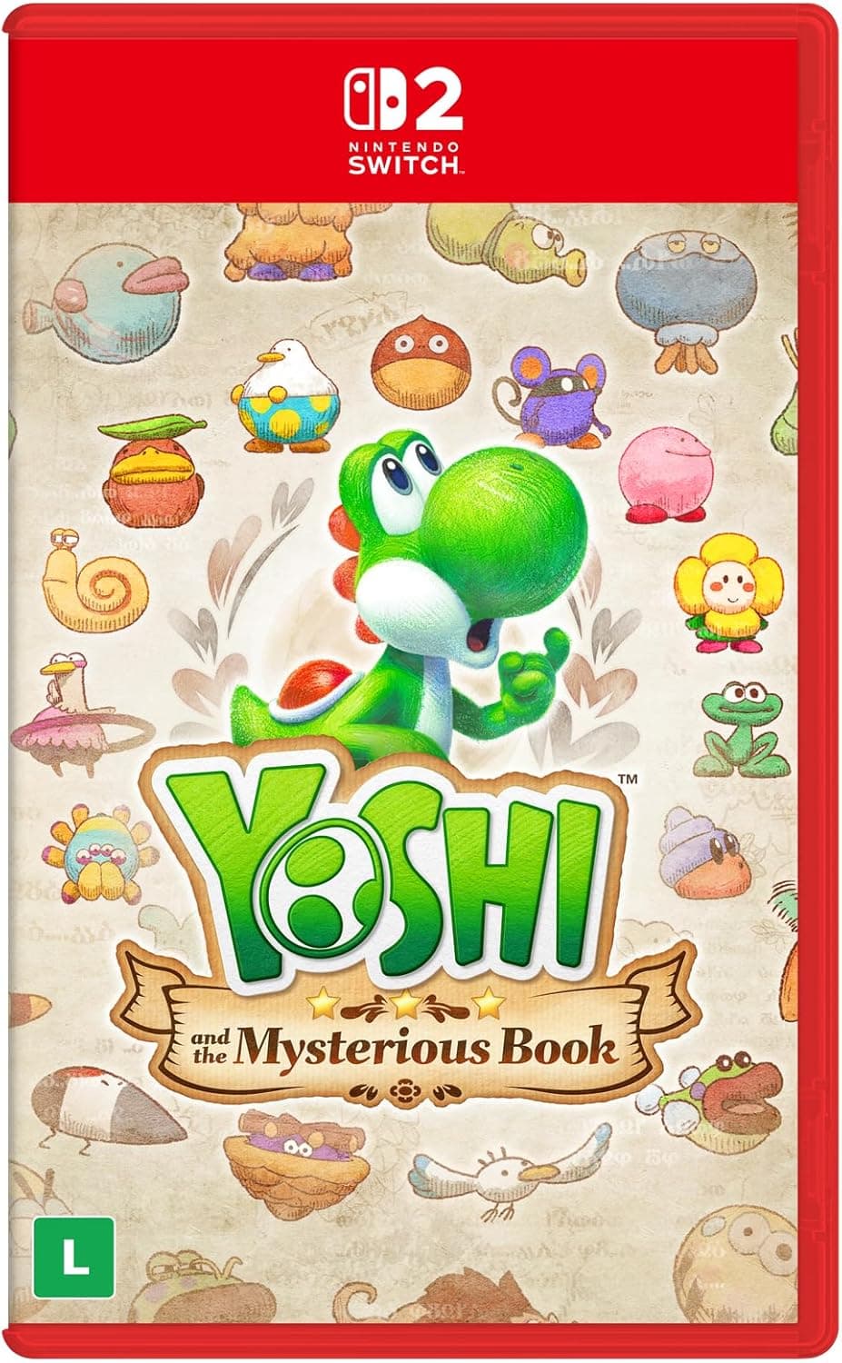 Jogo Nintendo Yoshi and the Mysterious Book para Nintendo Switch 2 - Mídia Física