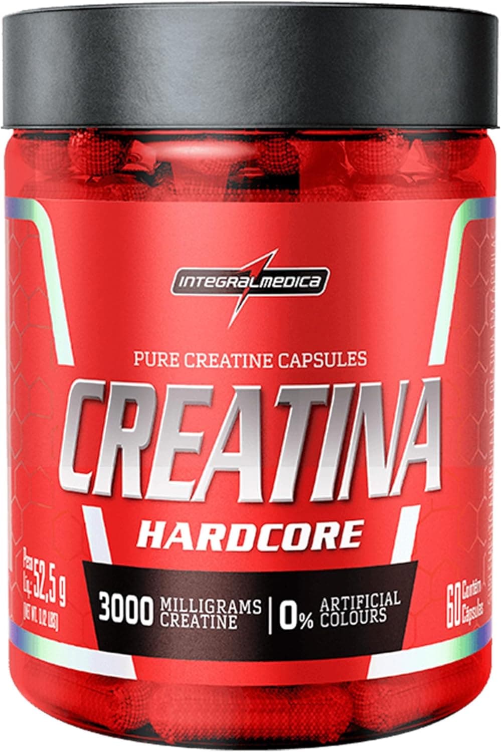 Creatina Integralmédica Hardcore 60 Cápsulas