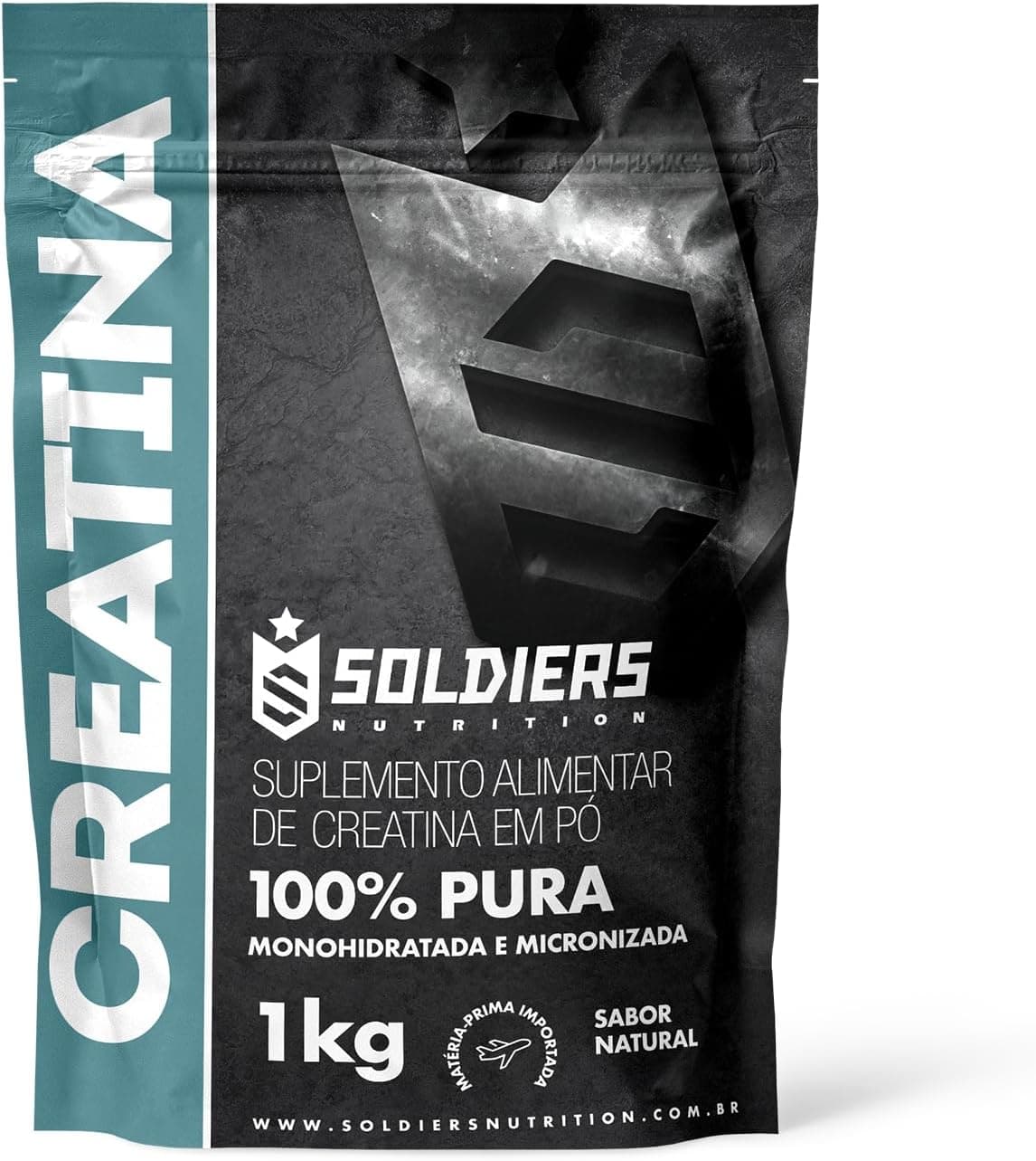 Creatina Monohidratada 100% Pura Soldiers Nutrition 1kg