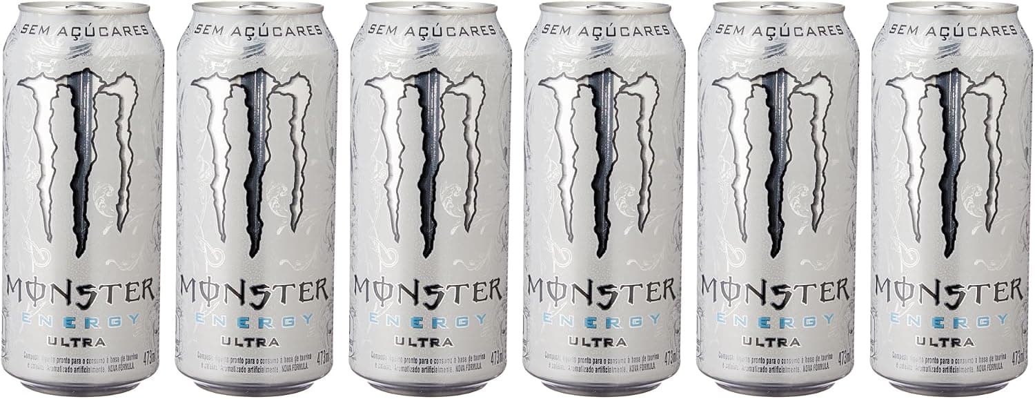 Energético Monster Ultra White 473 ml - 6 latas
