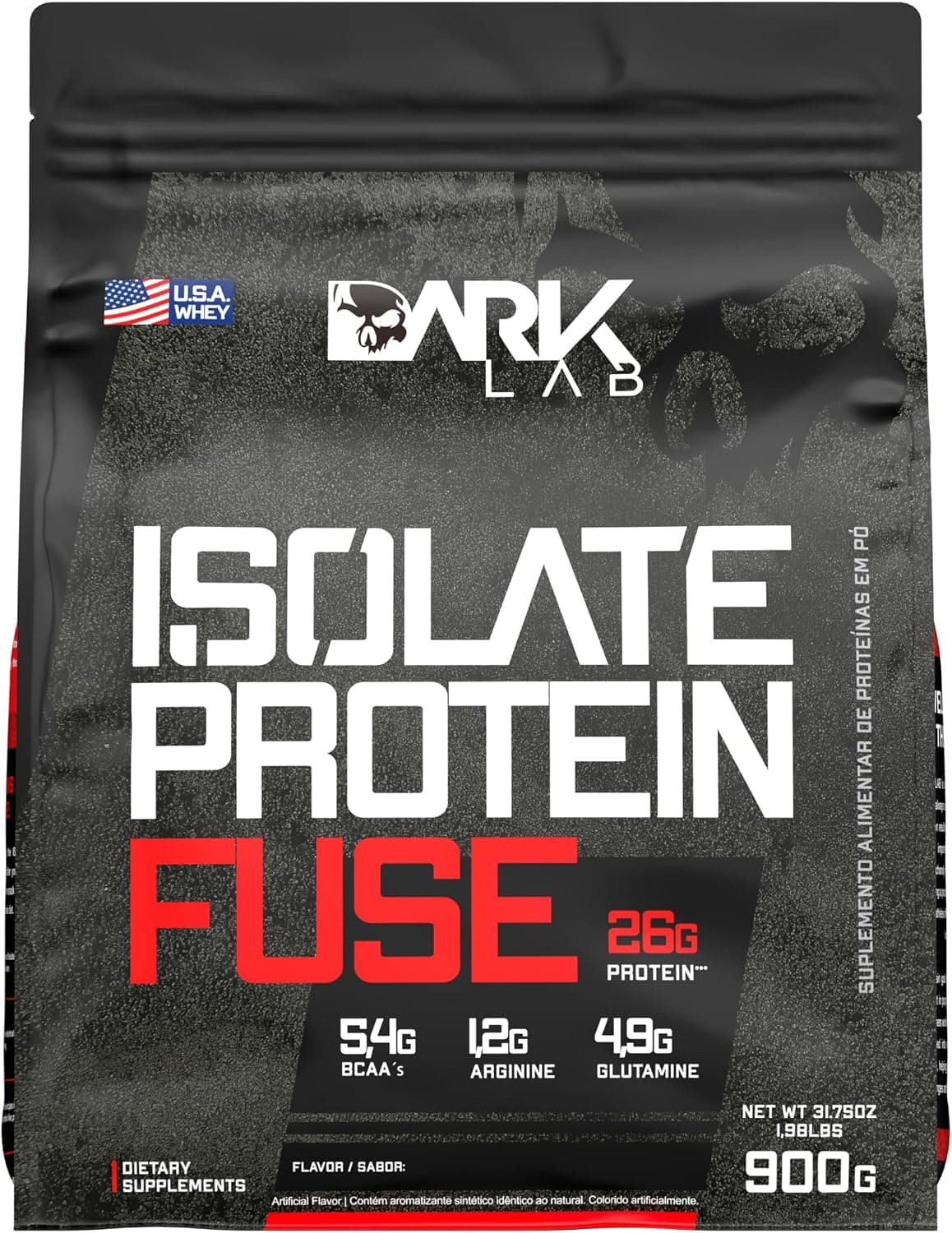 Isolate Protein Fuse Dark Lab, 900g, Baunilha