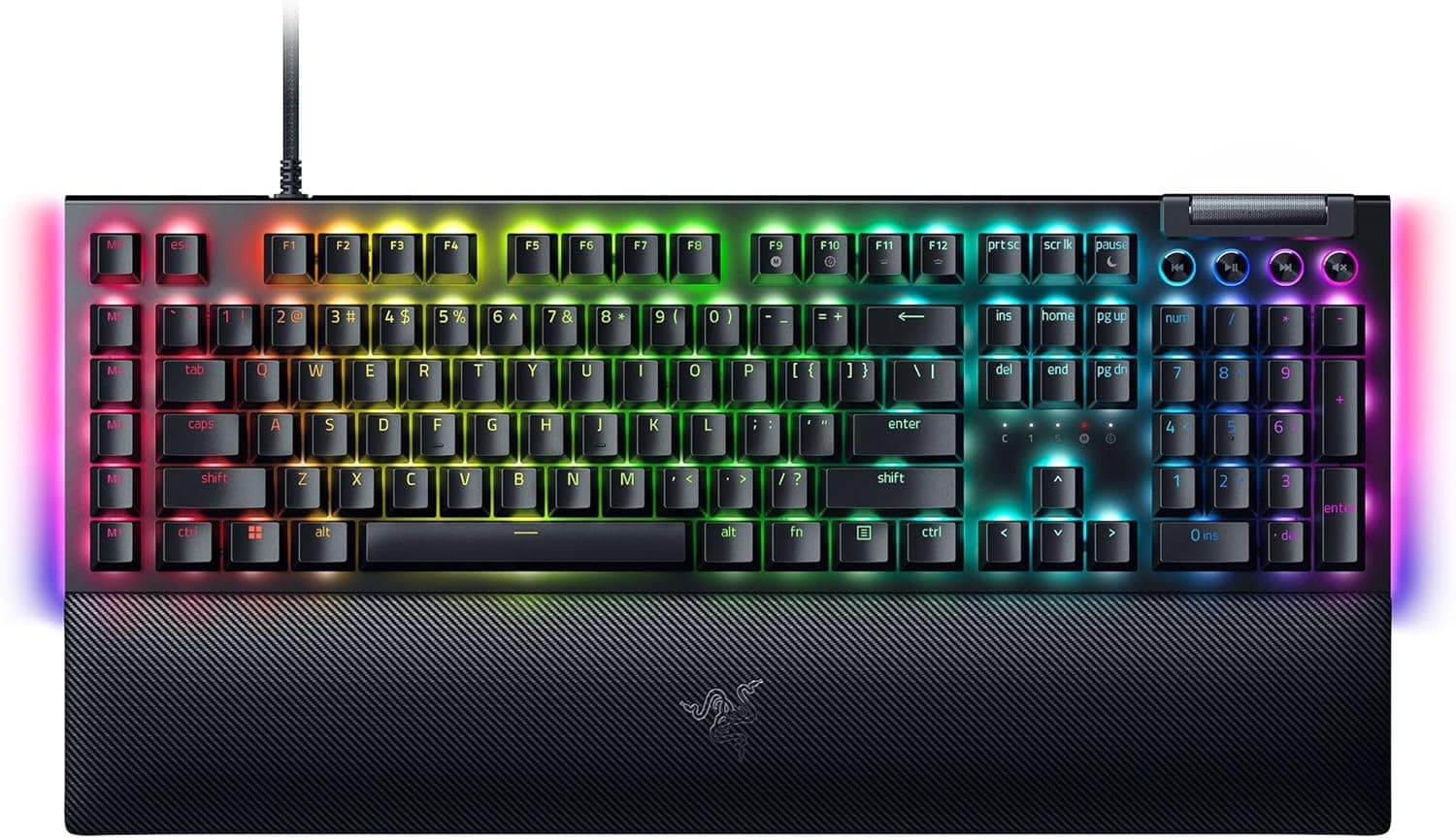Teclado Razer BlackWidow V4 Green Switch