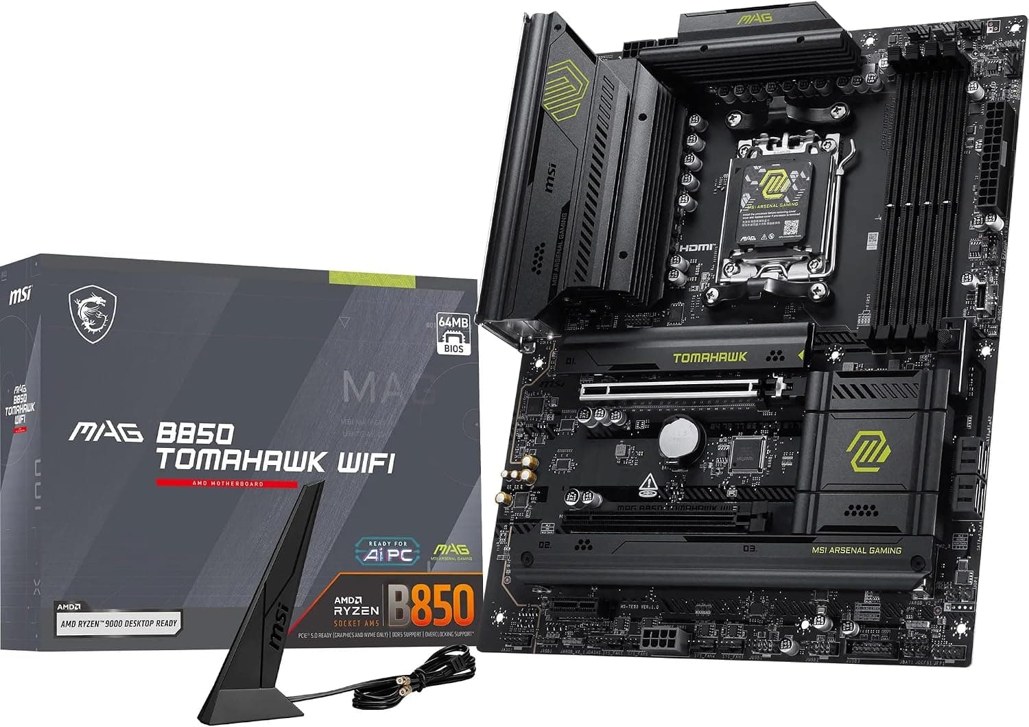 Placa Mãe MSI MAG B850 Tomahawk WiFi