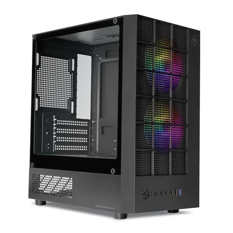 Gabinete Mancer Grimore MCR-GRM-BK Preto