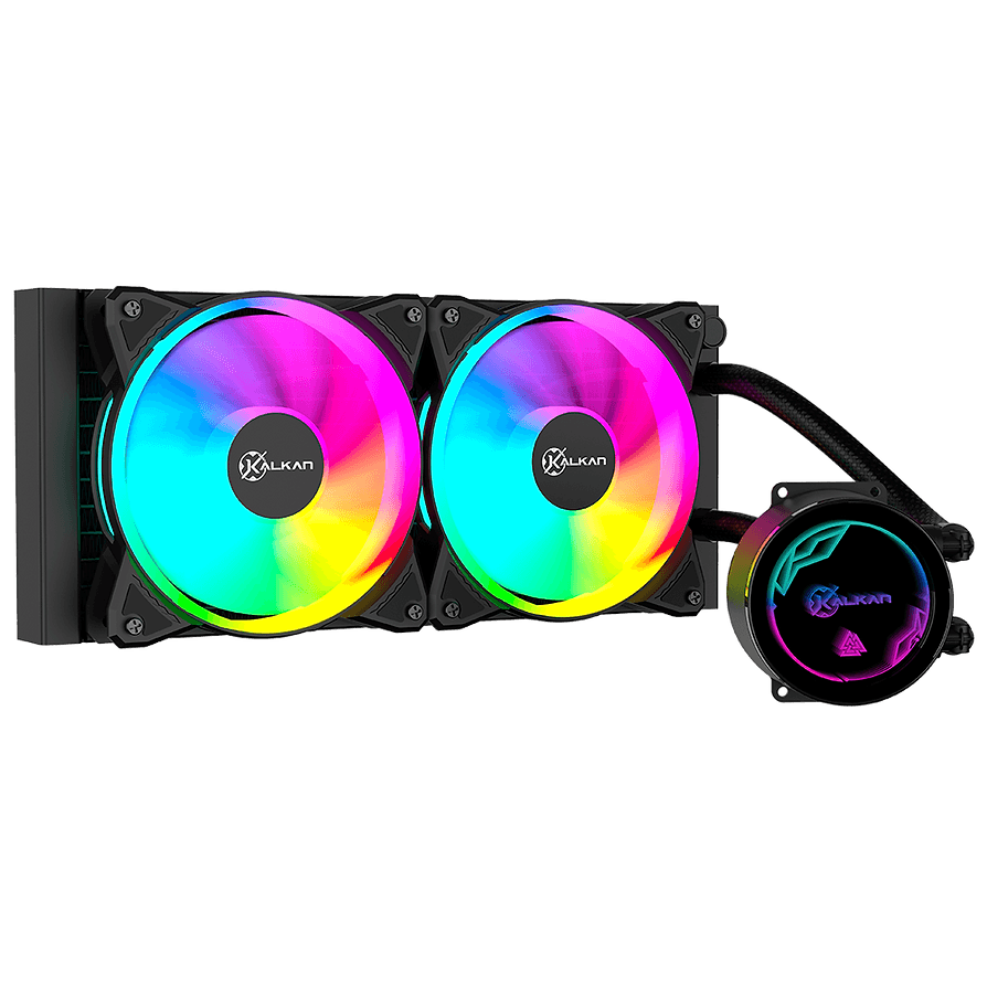 Water Cooler Kalkan Iota V2 240 Rainbow Preto
