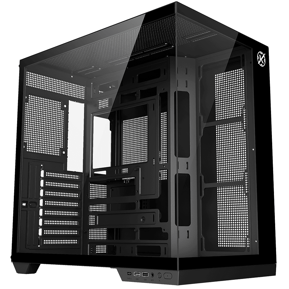 Gabinete Kalkan Skye Aquário Preto KLK00041