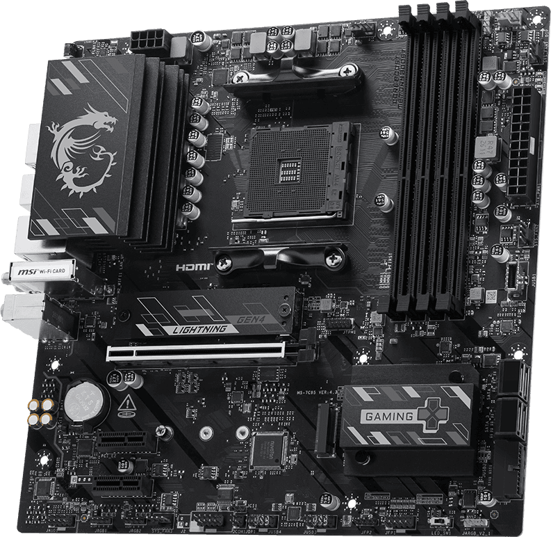 Placa-Mãe MSI B550M Gaming Plus WiFi6E