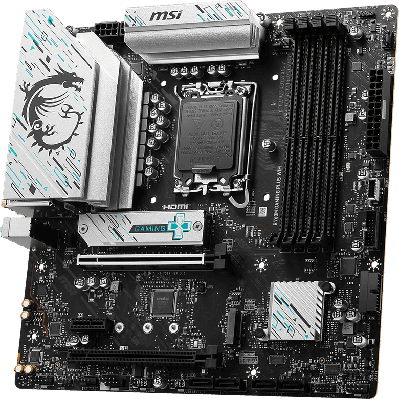 Placa Mãe MSI B760M Gaming Plus WiFi